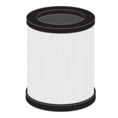 Filtre purificateur d'air EE5076, 5,5" x 5,5"