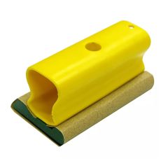 Bloc à poncer, 4" x 2 3/8", polypropylène, jaune