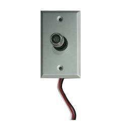 Oeil magique pour poteau avec plaque, gris, 300 W