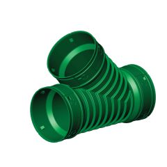 "Y" en plastique, 4", vert