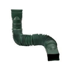 Rallonge de descente de gouttière Flex-A-Spout, vinyle, vert, ajustable 25-55"