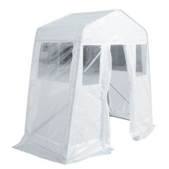 Abri d'entrée pour porte-patio, polyéthylène, 8' x 4'