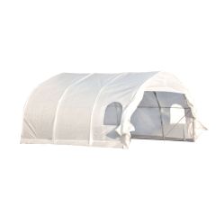 Abri d'auto double, 18' x 20' x 6'11", 2 fenêtres et 2 portes