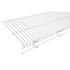 Tablette grillagée, modèle PS, tringle à glissement continu, 12" x 48"