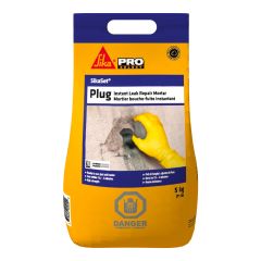 SikaSet Plug Instant Leak Repair Mortar - Grey - 5 kg