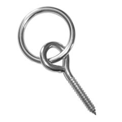 Mooring Ring With Lag – Stainless Steel - 2" diameter x 1/4" x 3 3/4"