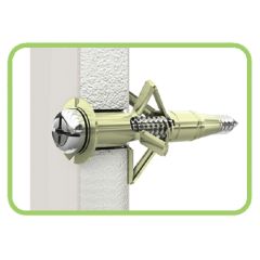 Hollow wall drive anchors with screw - Zinc - 2,25" - 6/Pkg