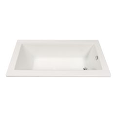 Bain encastré rectangulaire Elara, 60" x 31", acrylique, blanc