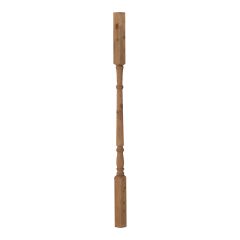 Barreau en bois traité brun, 1 1/2" x 1 1/2" x 36"