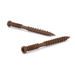 Composite Screws - Trim Head - #10 x 2 1/2" - Sq. Drive - 100/Pkg