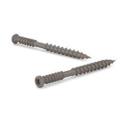 Composite Screws - Trim Head - #10 x 2-1/2" - Sq. Drive - 100/Pkg