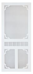 Colonial PVC screendoor - 1 1/8" x 33" x 81"