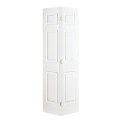 6 Panel Folding Door - 30" x 80" - White