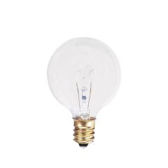 Ampoule vanité, G16,5, incandescente, blanc doux, claire, 60 W, 2/pqt
