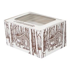 Lithographed box for 6 mini cones of 1 oz  - White - 6 cones - 25/Pkg