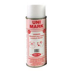 Unimark Spray Marker - Red - Aerosol - 400 ml