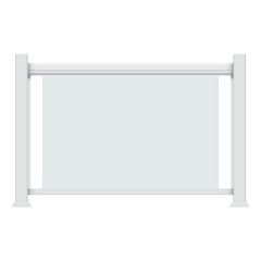 Legacy kit for glass railing - White - 48" x 42"