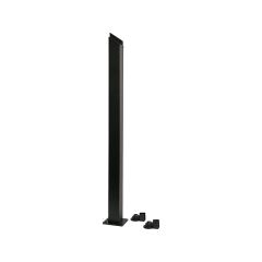 In-line Stair Post - 2 1/4" - Black