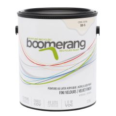 Peinture recyclée Boomerang, fini velours, coton, 3,78 l