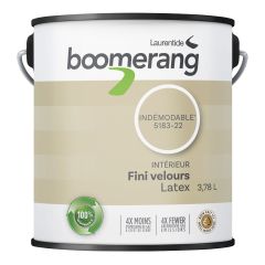 Peinture recyclée Boomerang, fini velours, indémodable, 3,78 l