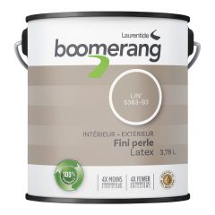 Peinture recyclée Boomerang, fini perle, 3,78 l, lin