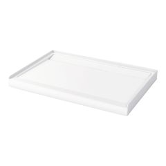 Shower Base - Distinct - 48" x 32" - Back-Centre Drain - White