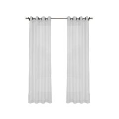 Bella Batiste Look Curtain Panel with Metal Grommets