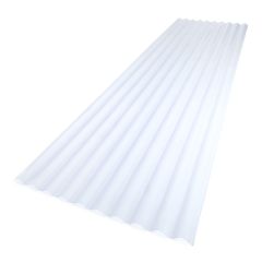 TUFTEX Seacoaster Panel - 26" x 8' - Clear Crystal