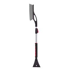 Balai à neige télescopique droit, grattoir ABS, 35" à 46"