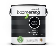 Peinture recyclée Boomerang, fini velours, charbon, 3,78 l