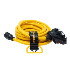 Generator Extension Cord - L14-30P/5-20R x4 - 25'