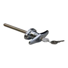 Keyed "T" garage door lock