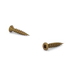 Antique Brass-Plated Wood Screws - Oval Head - Antique brass - 5/8" - 20/Pkg