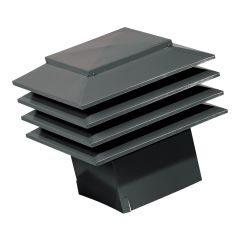 Ventilateur pour toit incliné VMAX 301, noir