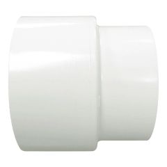Adaptateur en PVC/BNQ, 4", femelle, blanc