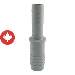 Raccord réduit de plastique, 3/4" x 1/2"