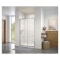 Sliding Shower Door - Connect - 45"-46.5" x 72" - Clear Glass - Chrome