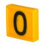 Marking Number - Yellow - 1 digit - No. 0