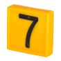Marking Number - Yellow - 1 digit - No. 7