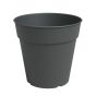 Plastic Outdoor Pot - Madagascar - Anthracite - 10.6"