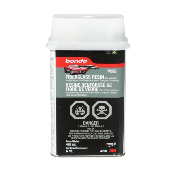 Résine de fibre de verre, 500 ml