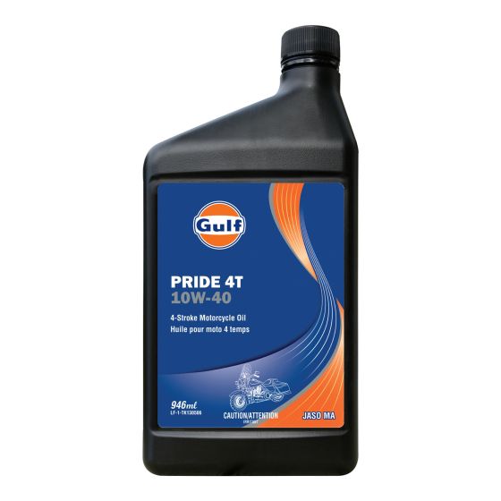 Huile pour moto 4 temps PRIDE 4T 10W-40 - 946 ml