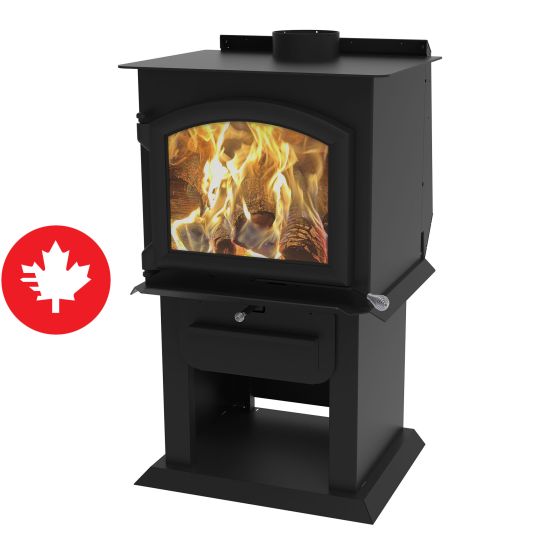 Poêle à bois Vega Classique, 70 000 BTU, jusqu'à 1 800 pi²