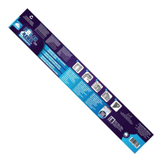 Coupe-froid en aluminium pour porte avec insertion magnétique et vinyle, blanc, 2 x 81" + 37"