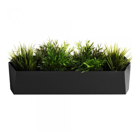 Jardinière, grande, noir