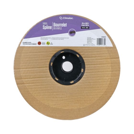 Vinyl Spline - 0.16" x 500' - Black