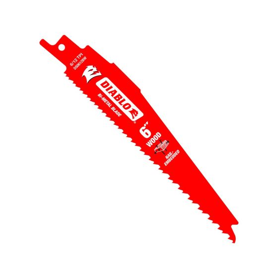 Lame de scie alternative Bois/clous 6 po