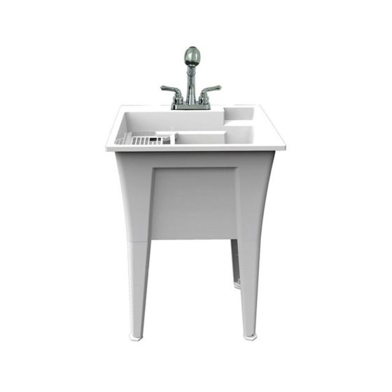 Cuve à lavage Nova tout-en-un avec robinet, 24" x 22" x 34"