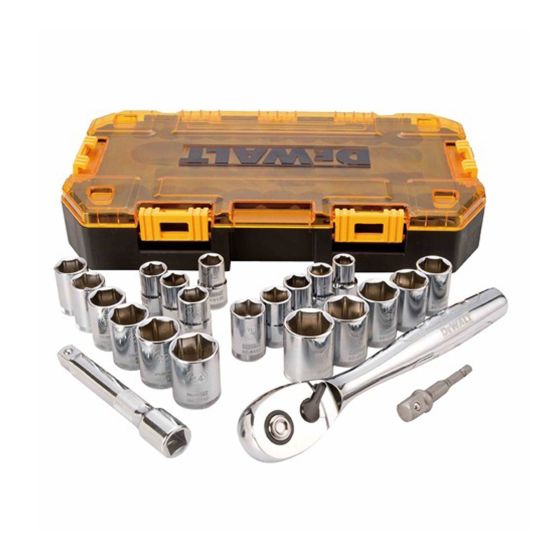 Ensemble de 23 douilles mixtes à prise de 1/2" (12,7 mm)
