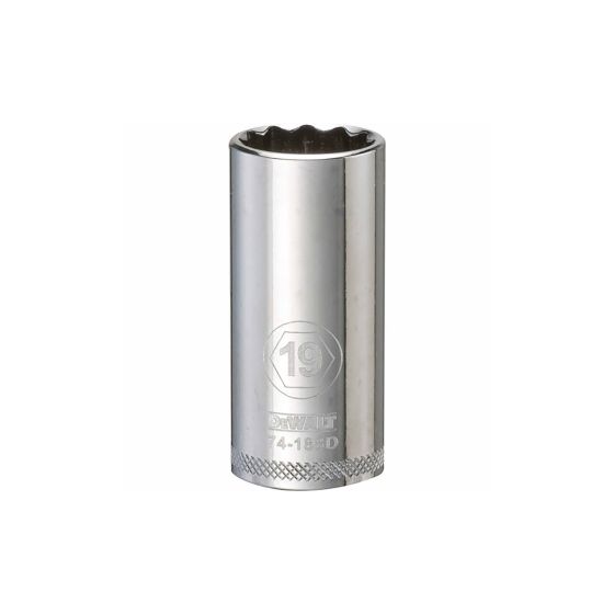 19 mm - 12 Point Deep 3/8" Drive Socket